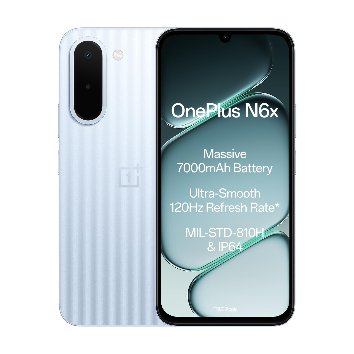 OnePlus N6x 4 GB RAM 64 GB Storage Ice Blue - Main image