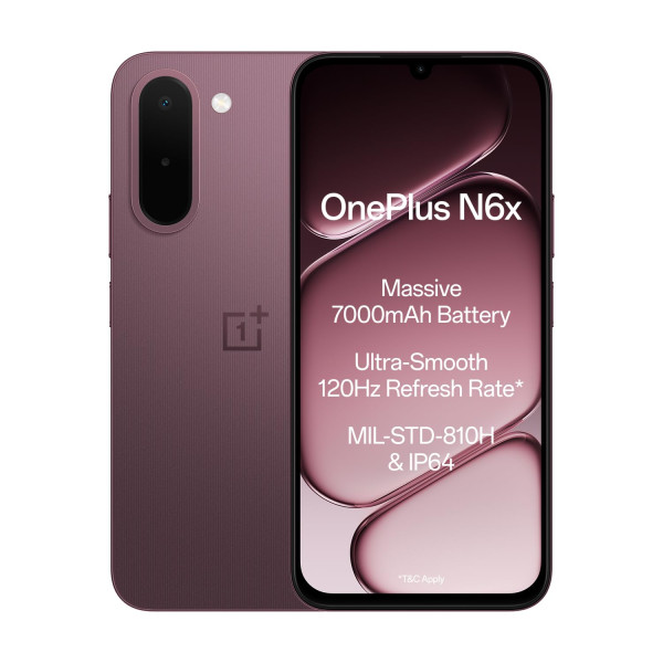Image of OnePlus N6x (6 GB RAM, 128 GB Storage, Burgundy Red)