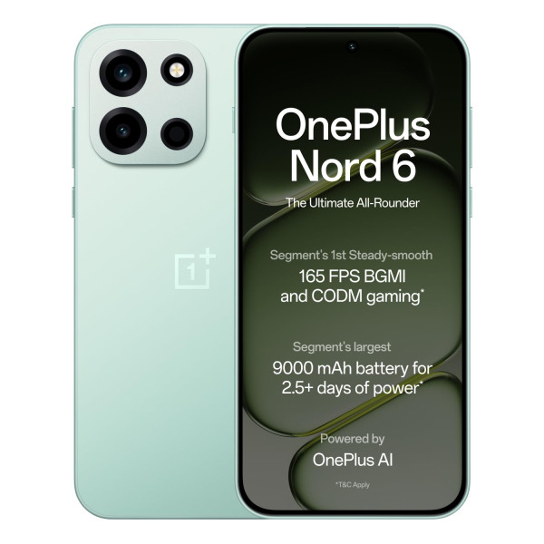 Image of OnePlus Nord 6 (8 GB RAM, 256 GB Storage, Fresh Mint)