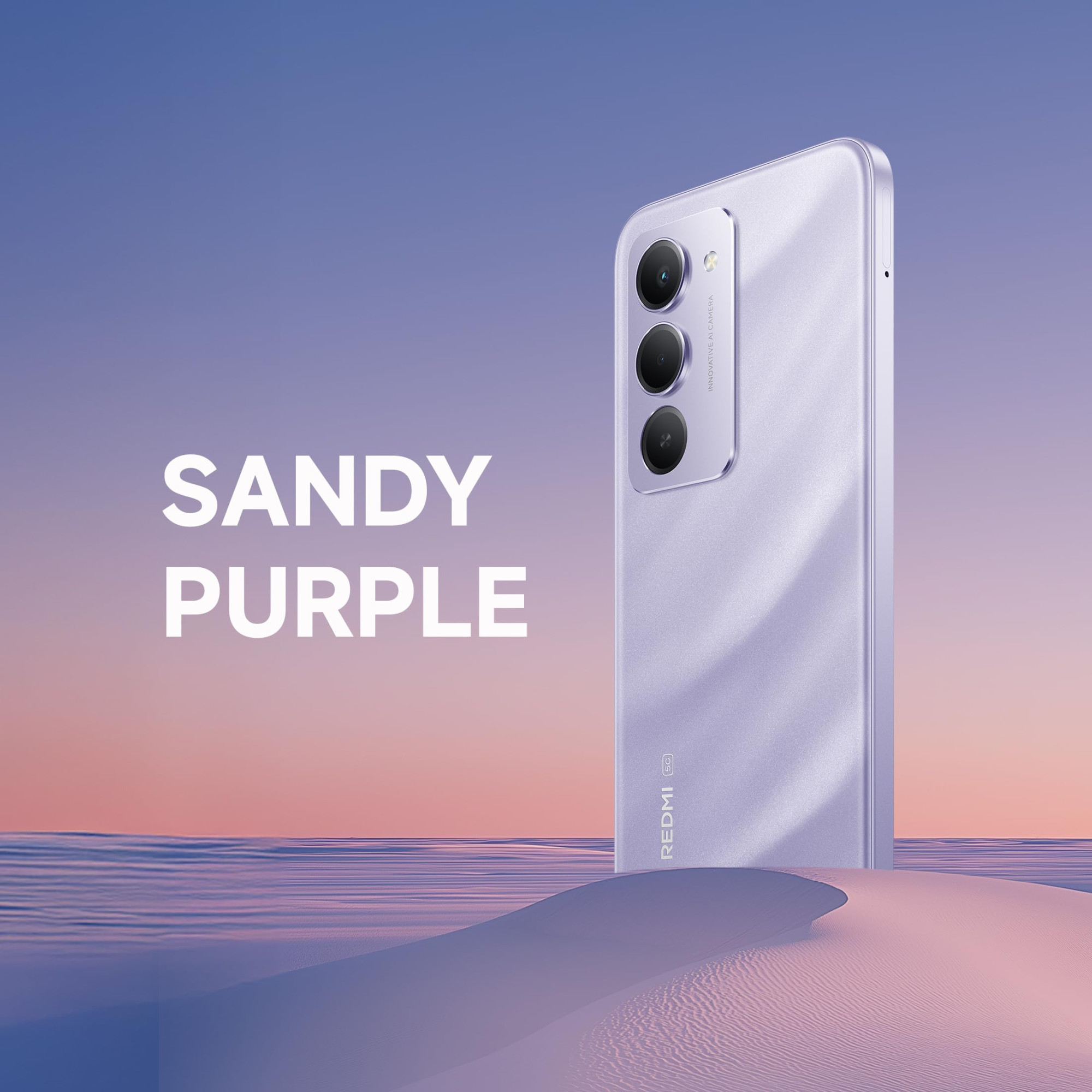 Redmi 15 5G 6 GB RAM 128 GB Storage Sandy Purple - Product image 4