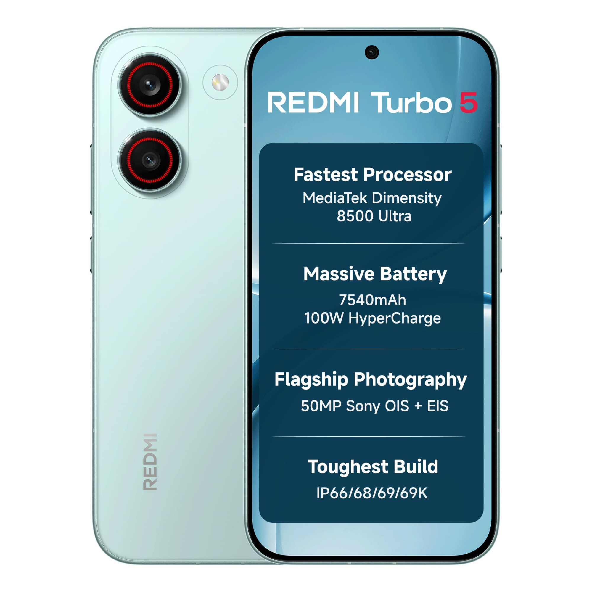 REDMI Turbo 5 8 GB RAM 256 GB Storage Nitro Blue - Main image
