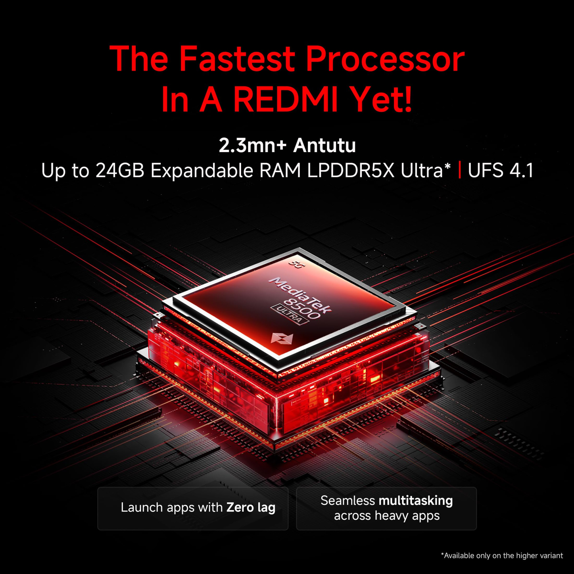 REDMI Turbo 5 8 GB RAM 256 GB Storage Nitro Blue - Product image 4