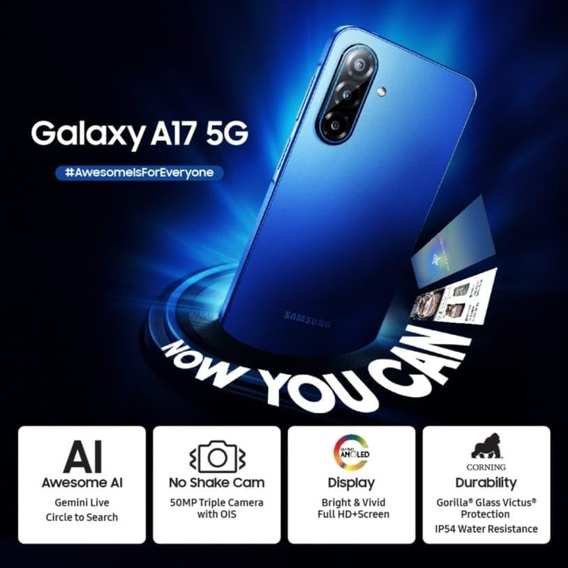 Samsung Galaxy A17 5G 6 GB RAM 128GB Storage Blue - Product image 2