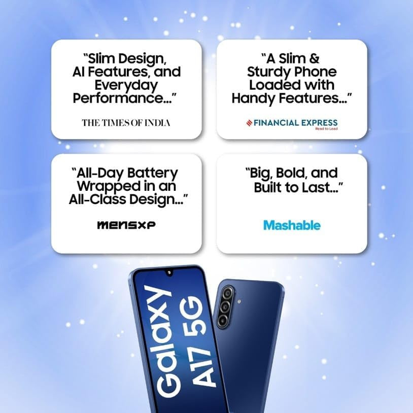 Samsung Galaxy A17 5G 6 GB RAM 128GB Storage Blue - Product image 4