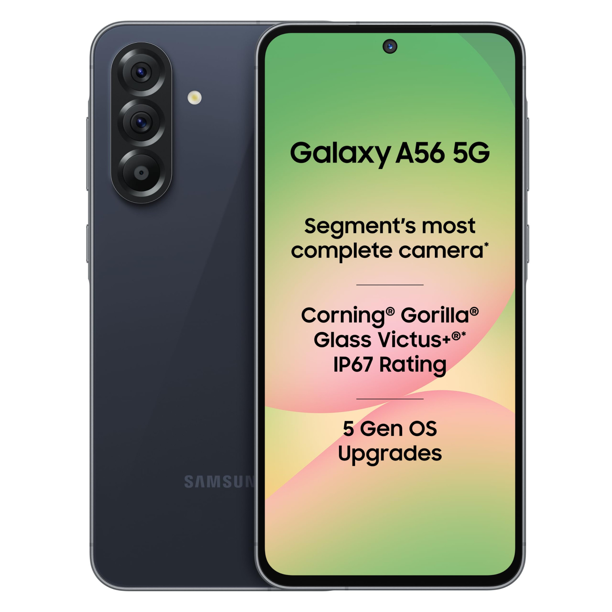 Samsung Galaxy A56 5G 8 GB RAM 128GB Storage Awesome Midnight Blue - Main image