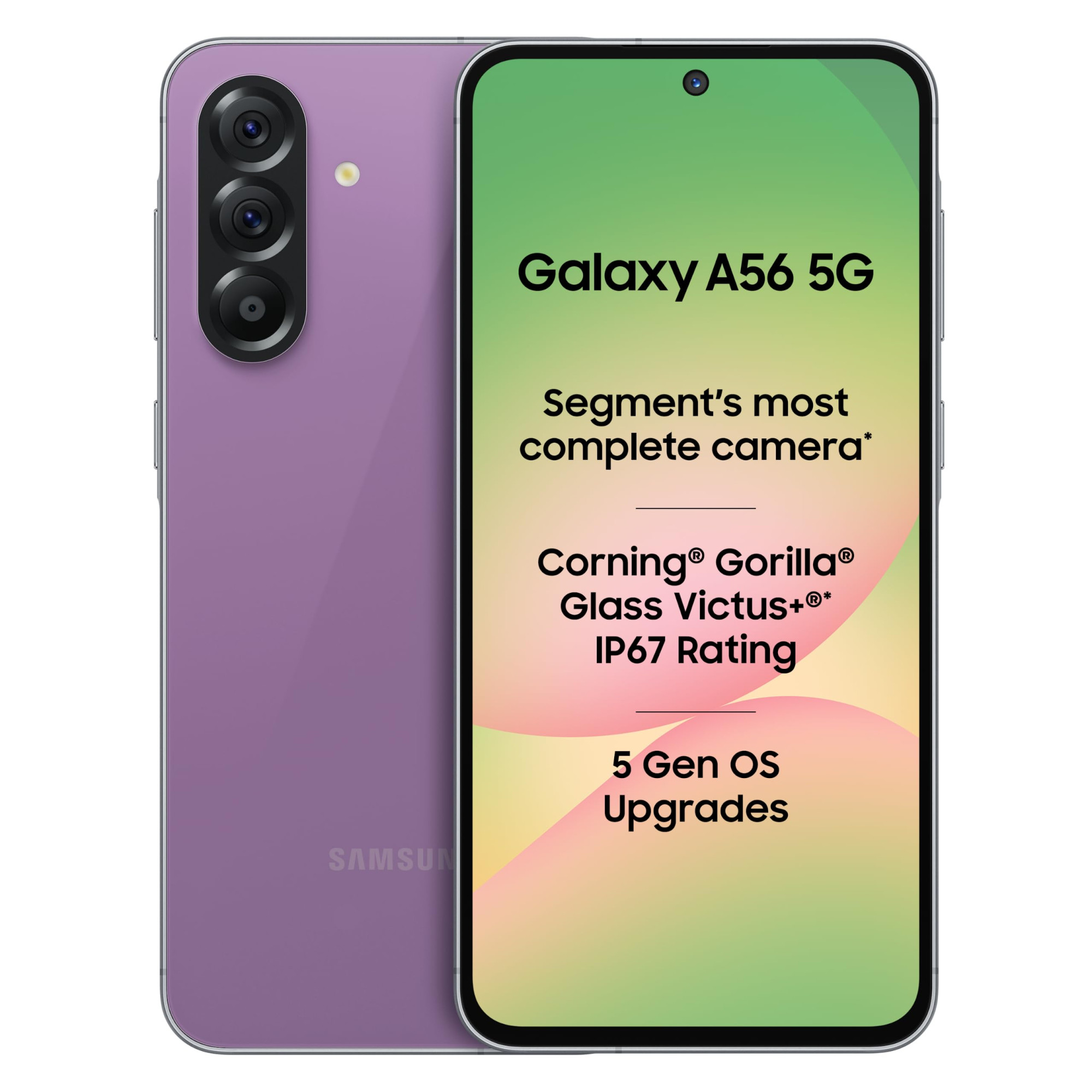 Samsung Galaxy A56 5G 8 GB RAM 128GB Storage Awesome Violet Glow - Main image