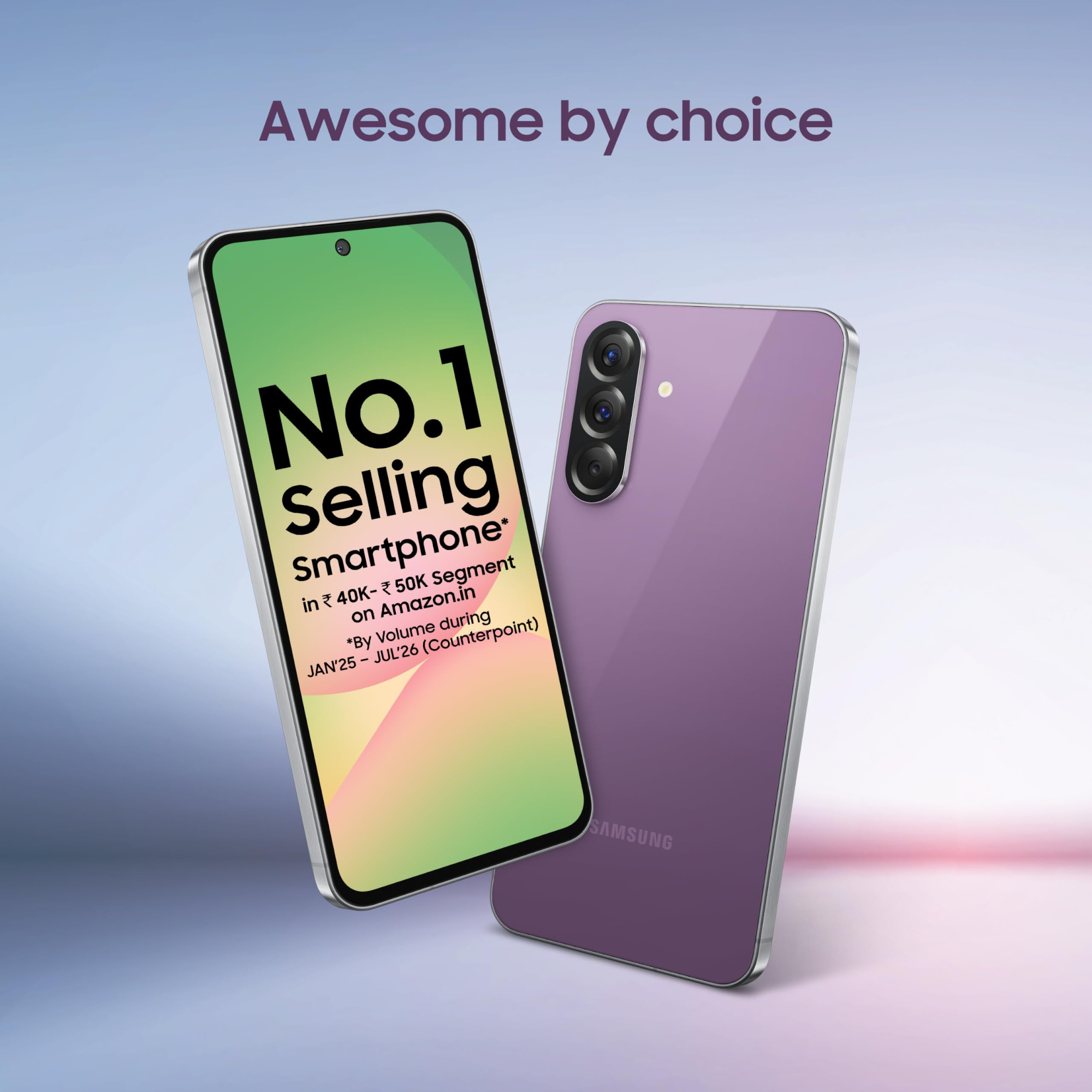 Samsung Galaxy A56 5G 8 GB RAM 128GB Storage Awesome Violet Glow - Product image 3