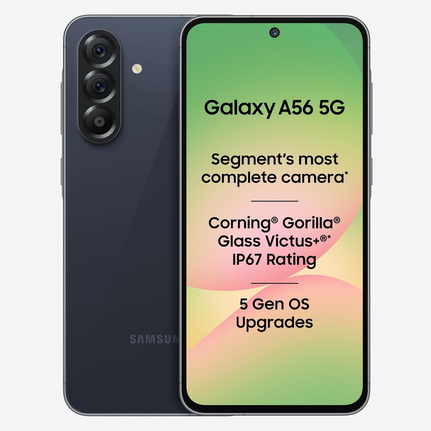 Samsung Galaxy A56 5G 8 GB RAM 256GB Storage Awesome Midnight Blue - Main image