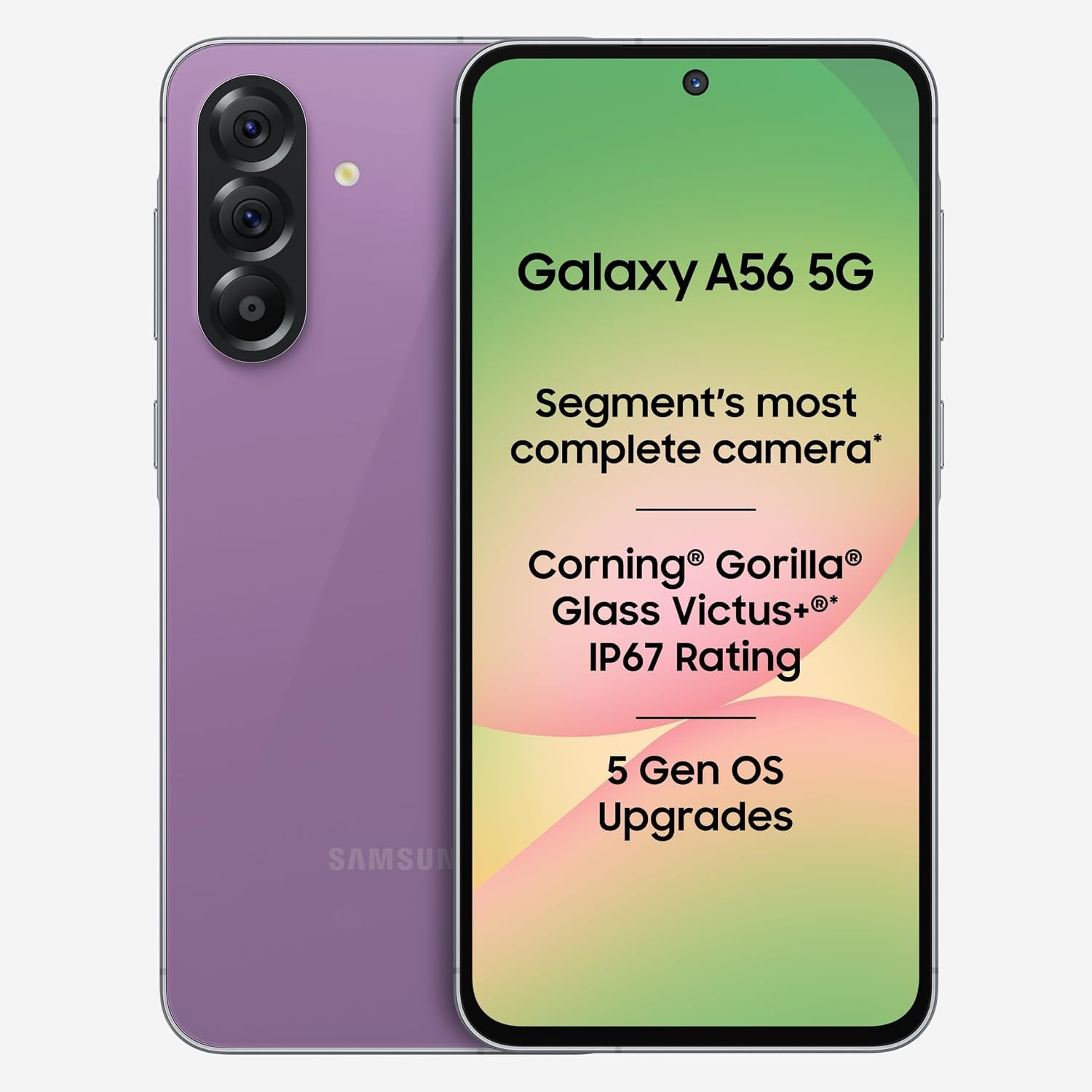 Samsung Galaxy A56 5G 8 GB RAM 256GB Storage Awesome Violet Glow - Main image