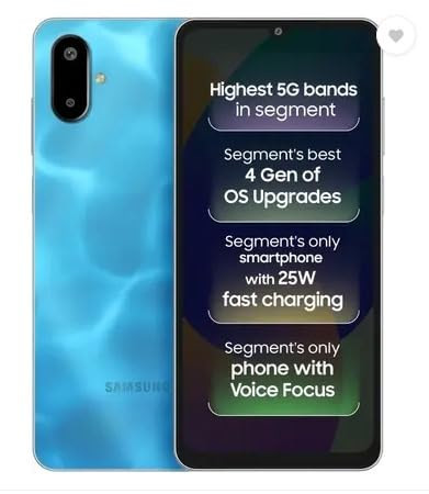 Samsung Galaxy F06 5G 4 GB RAM 128 GB Storage Bahama Bue - Main image
