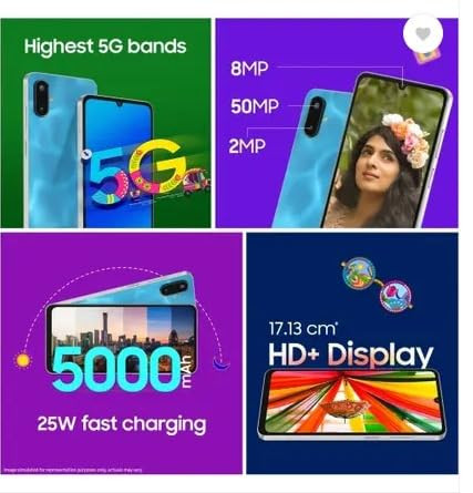 Samsung Galaxy F06 5G 4 GB RAM 128 GB Storage Bahama Bue - Product image 3