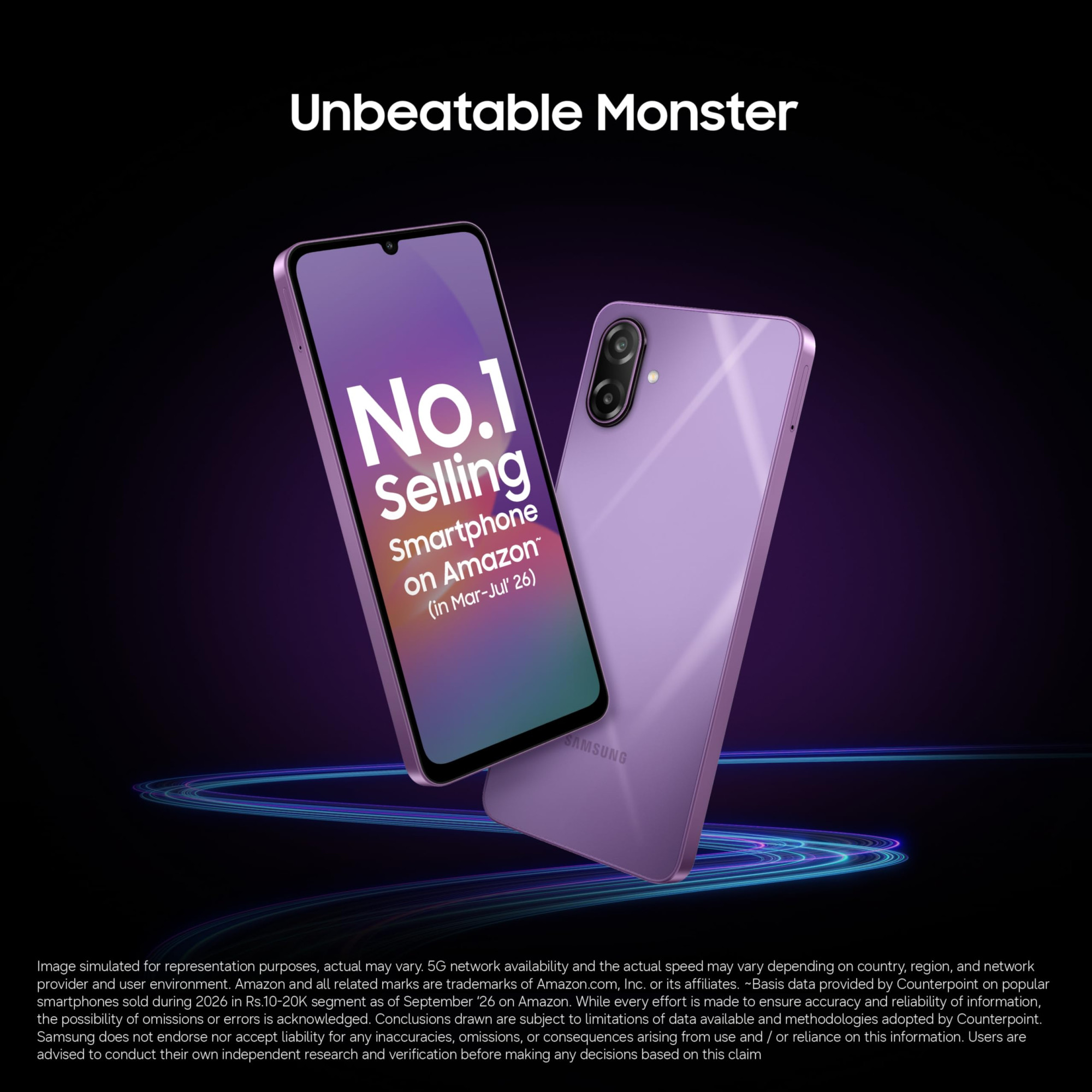 Samsung Galaxy M17e 5G 4 GB RAM 128GB Storage Blitz Blue - Product image 2