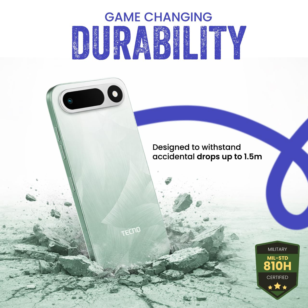 Tecno POP X 5G 6 GB RAM 128GB Storage Ripple Green - Product image 4