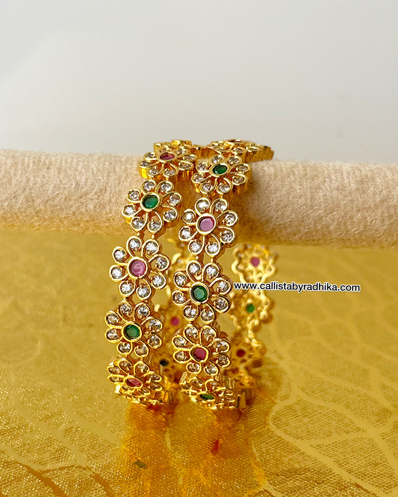 Image of Flower Stone Bangle