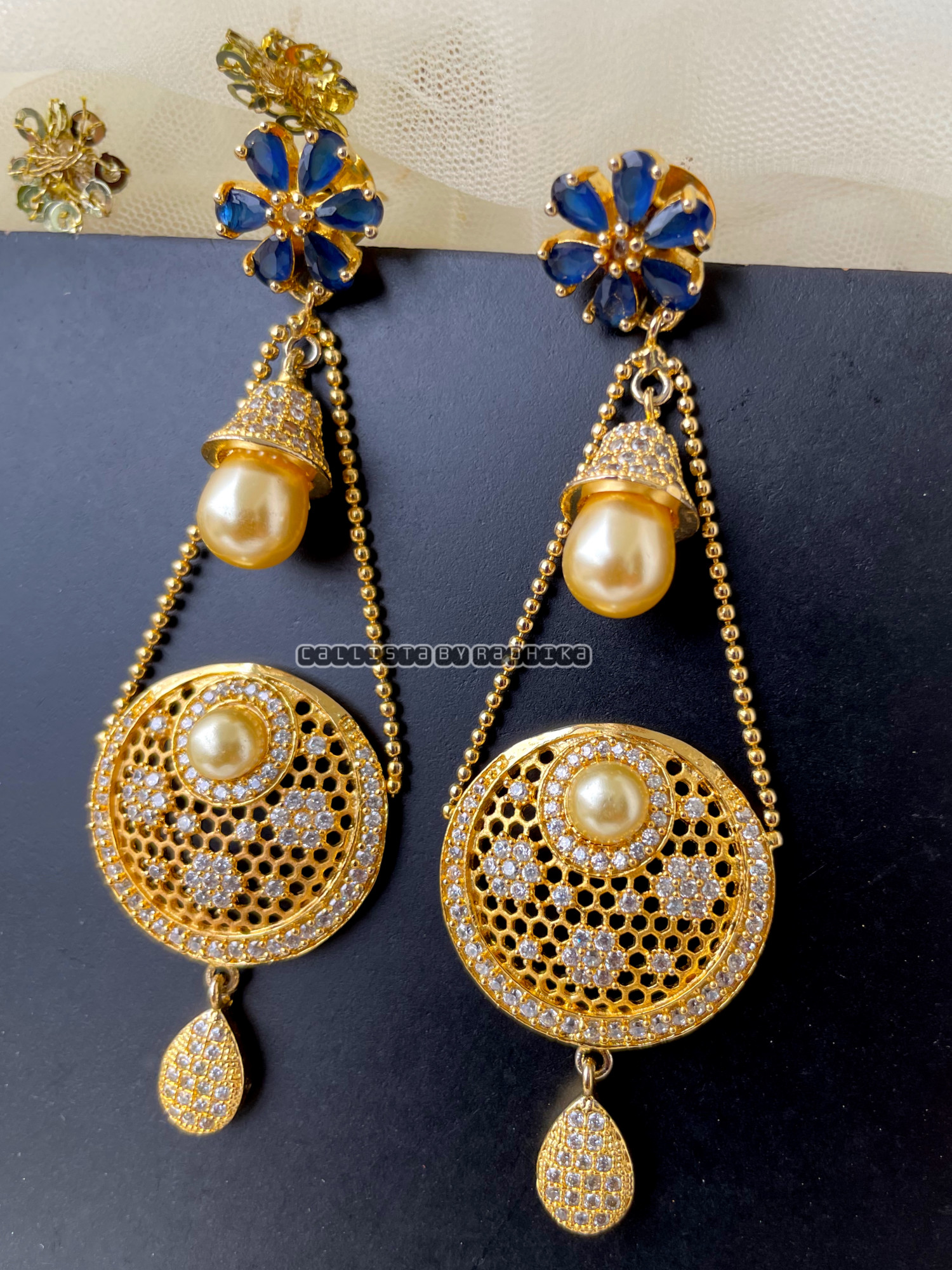 Gold Polish Jhumka(GPE-065)