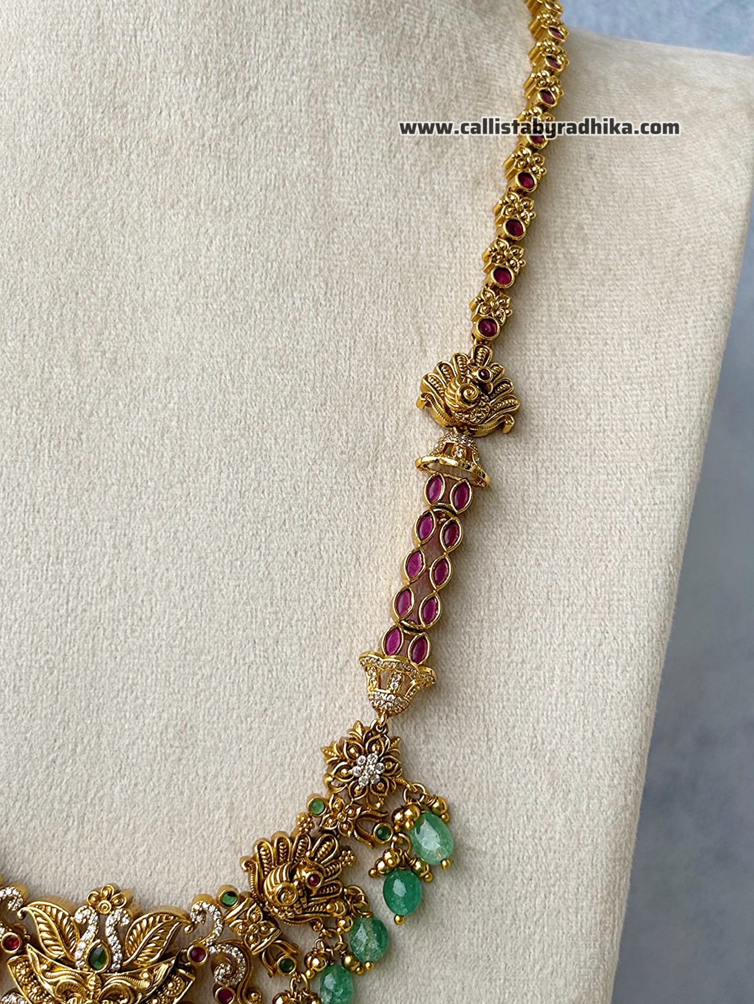 Jadau Nakshi Bridal Neckpiece