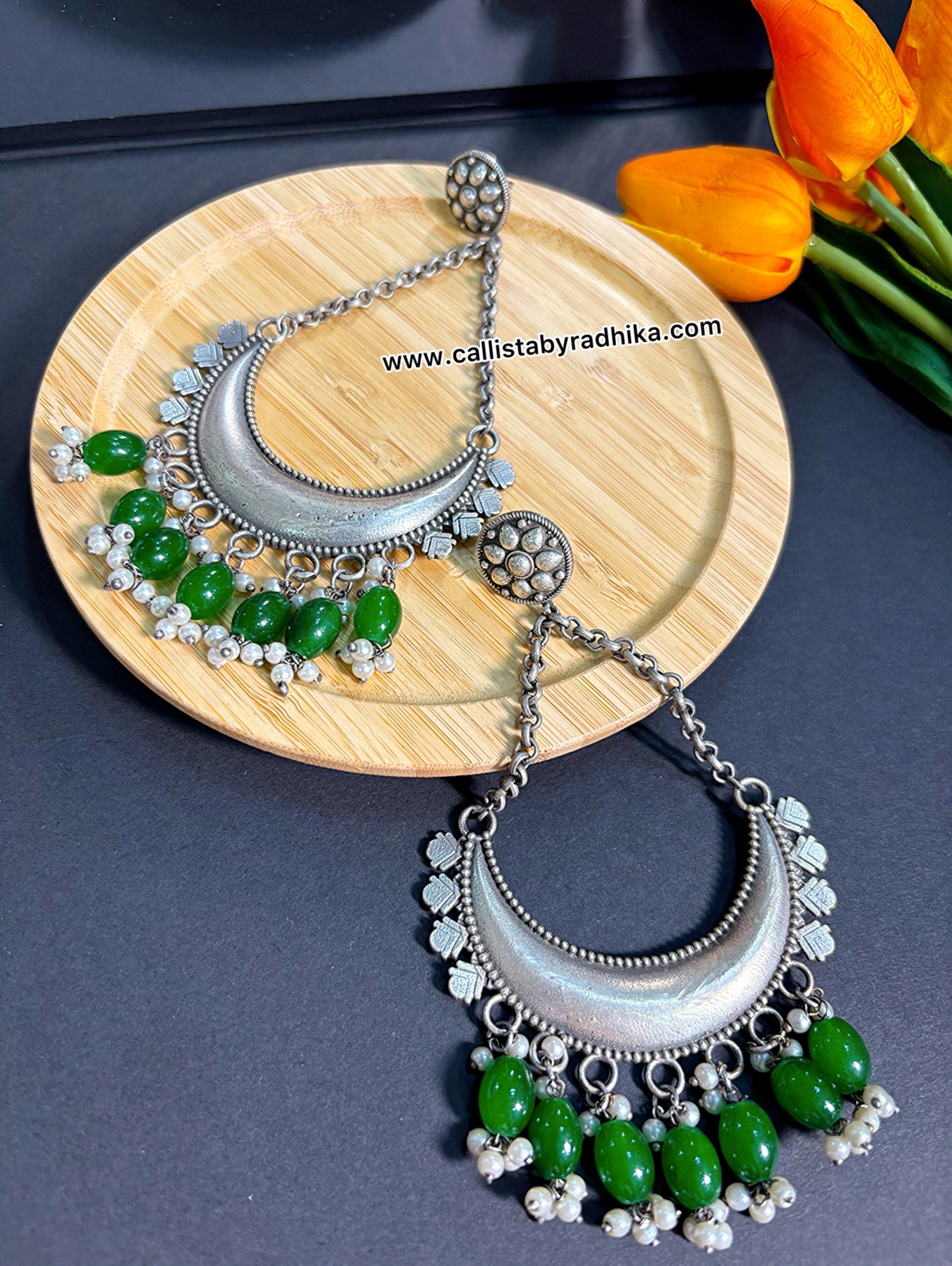 Silver Replica Earring (4 Colors)