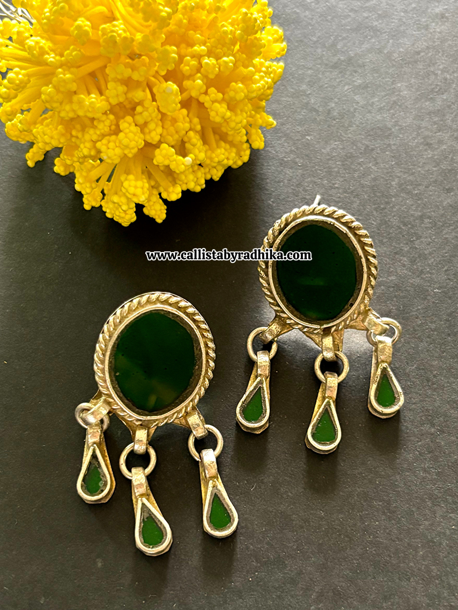 Real Glass Earrings