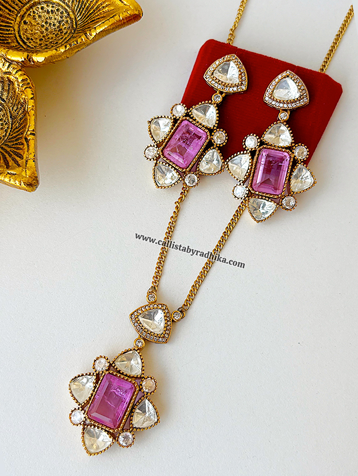 Moissanite Chain Pendant