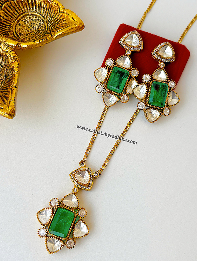 Image of Moissanite Chain Pendant