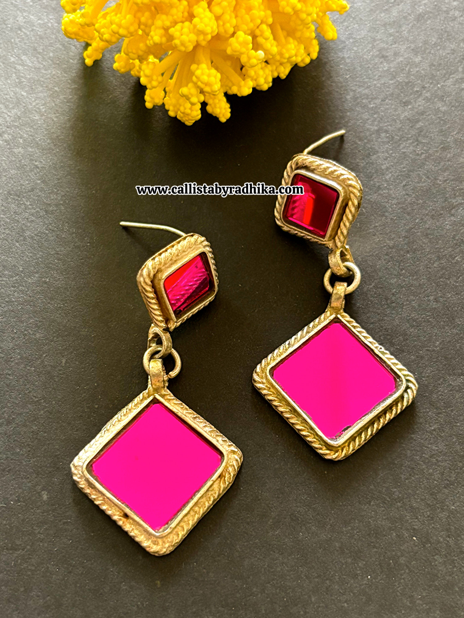 Real Glass Earrings