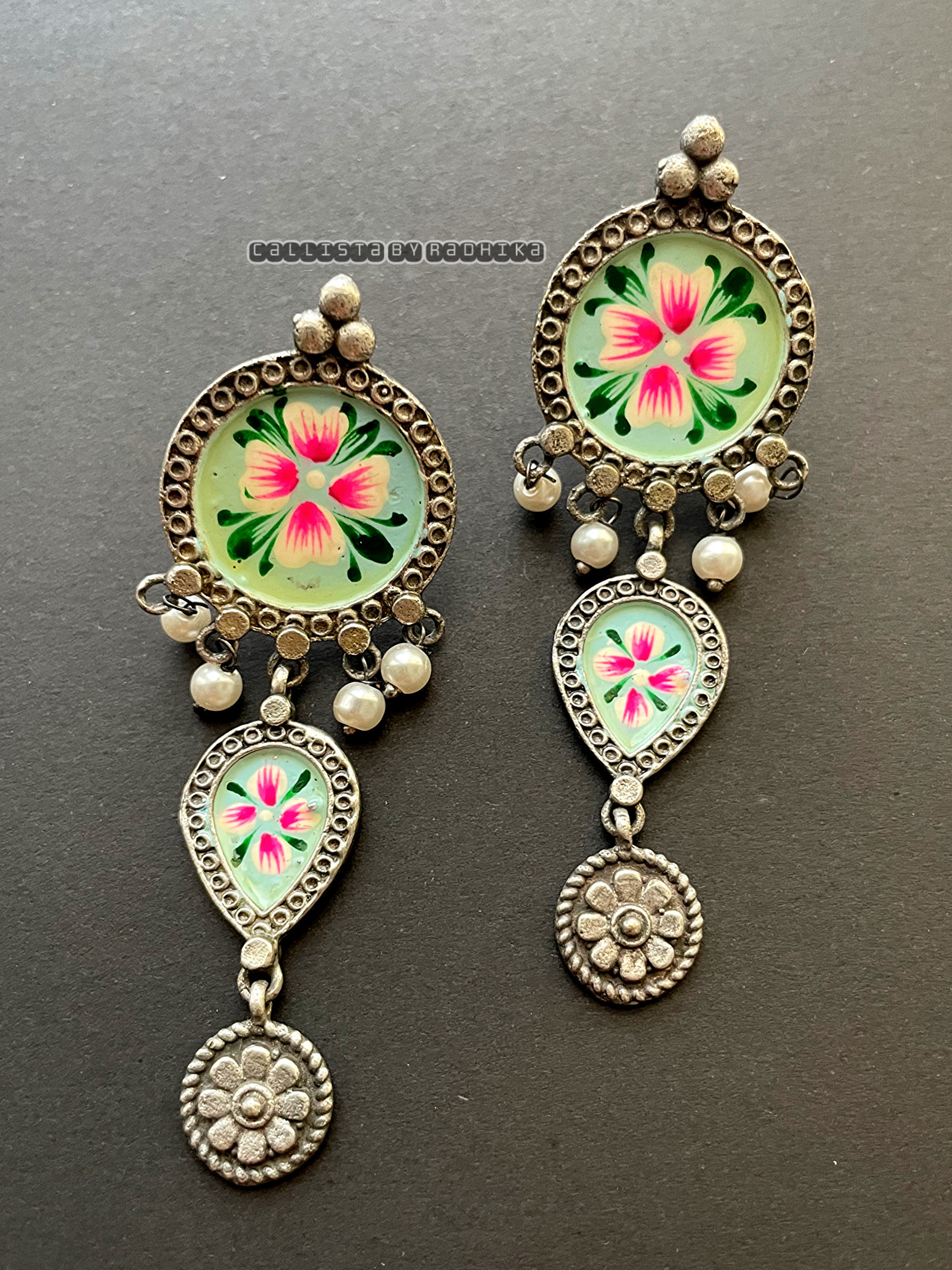 Hand-painted Earrings (HPE-046)