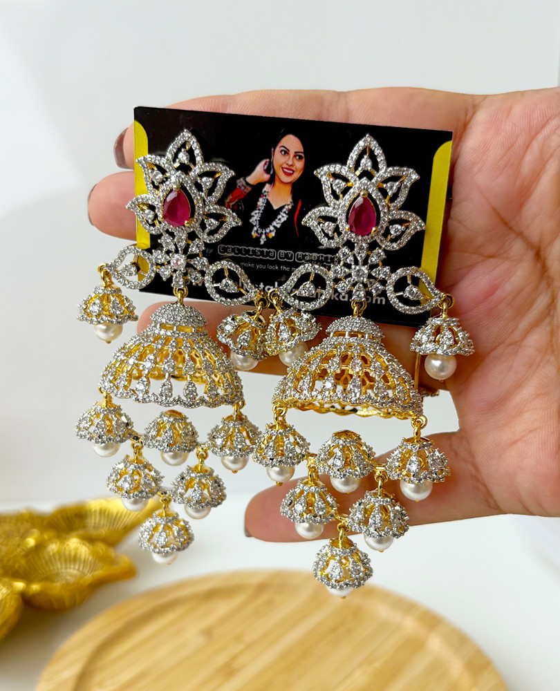 Image of Diamond look-alike Jhumka