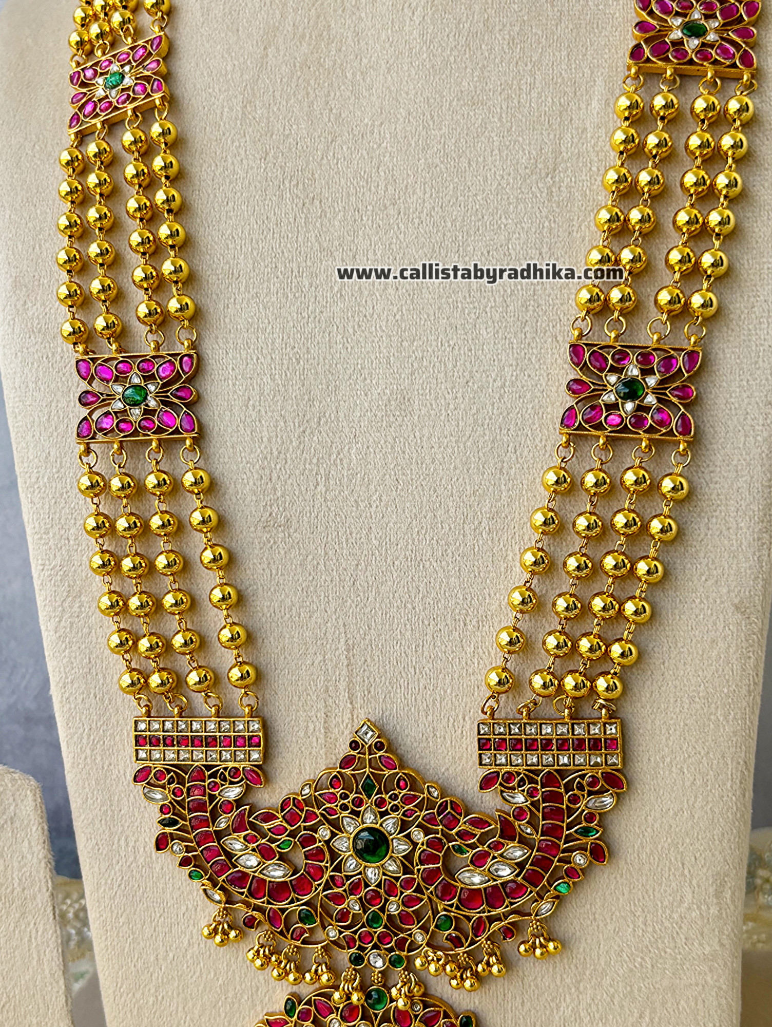 Jadau Kundan Rani Haar