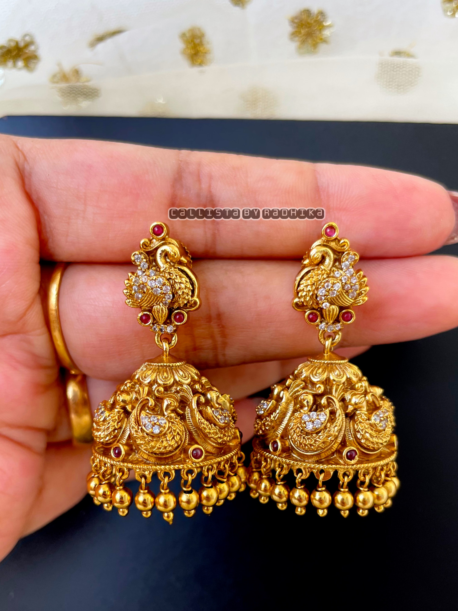 Gold Polish Earring (GPE-129)