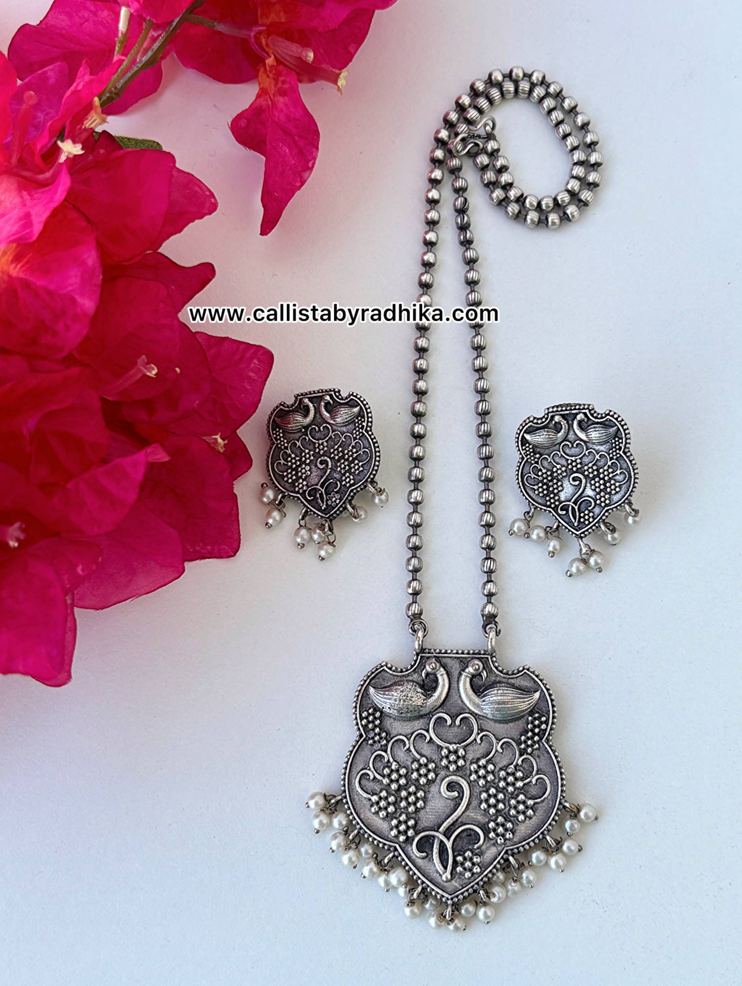 Silver Replica Chain Pendant