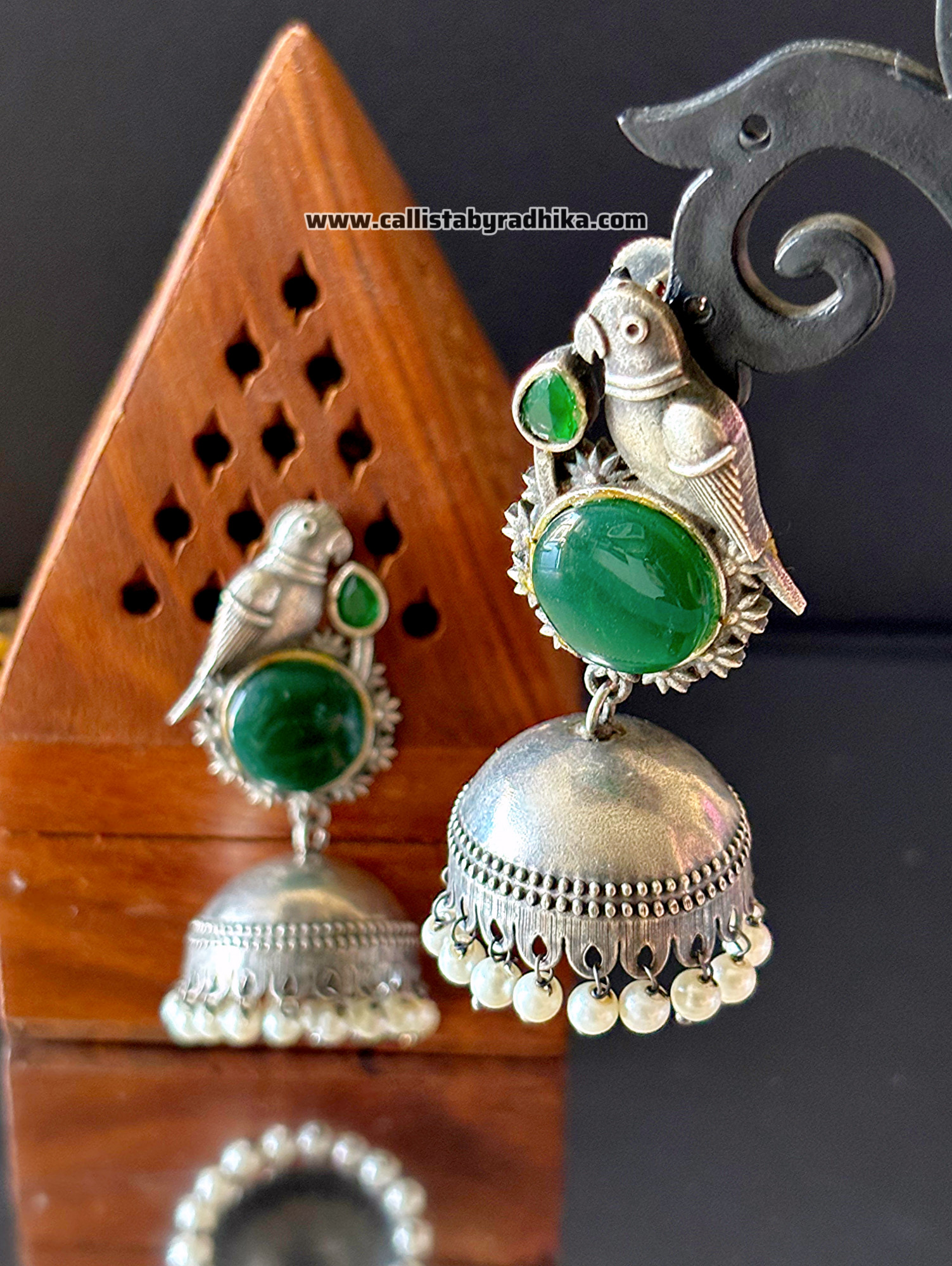 Silver Replica Jhumka