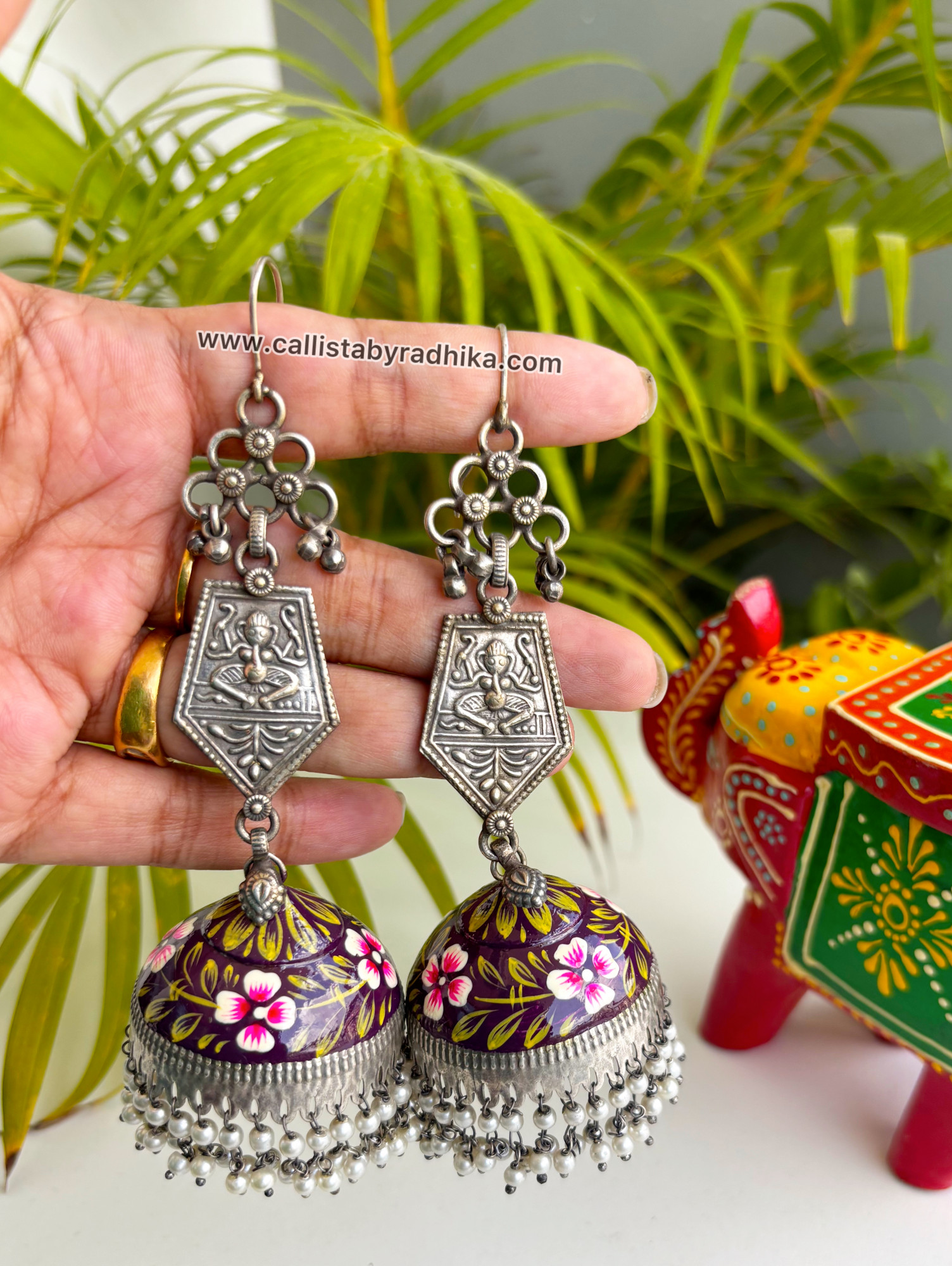 Hand-painted Earrings (HPE-048)