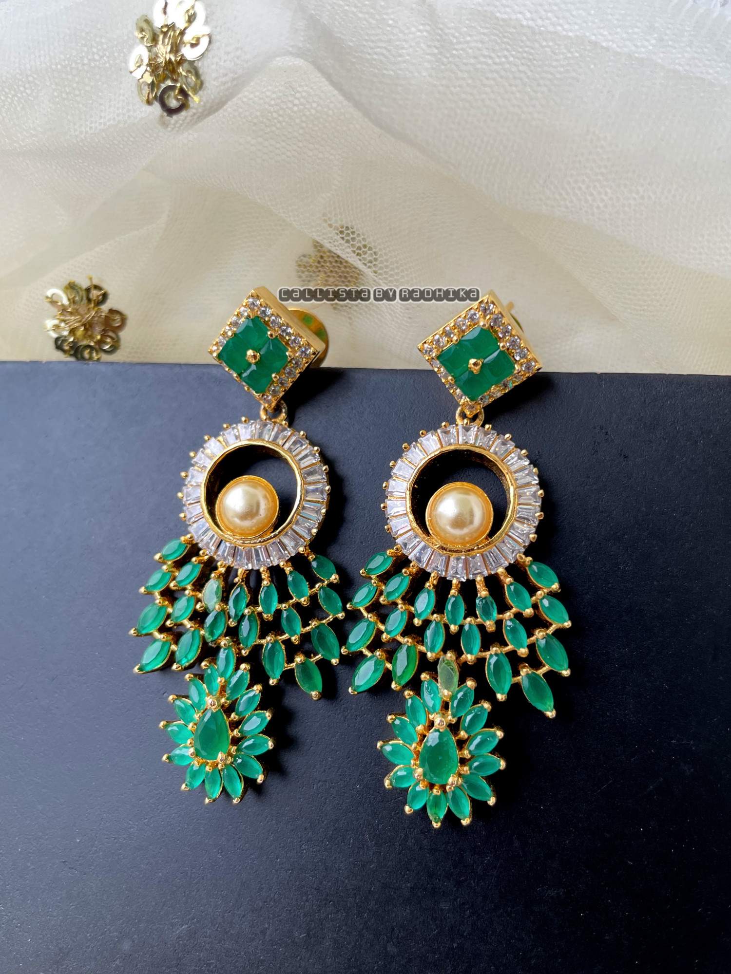 Gold Polish Jhumka(GPE-073)