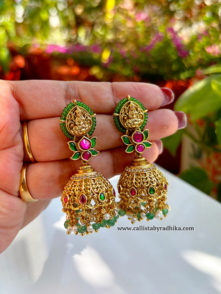 Image of Jadau Kundan Earrings