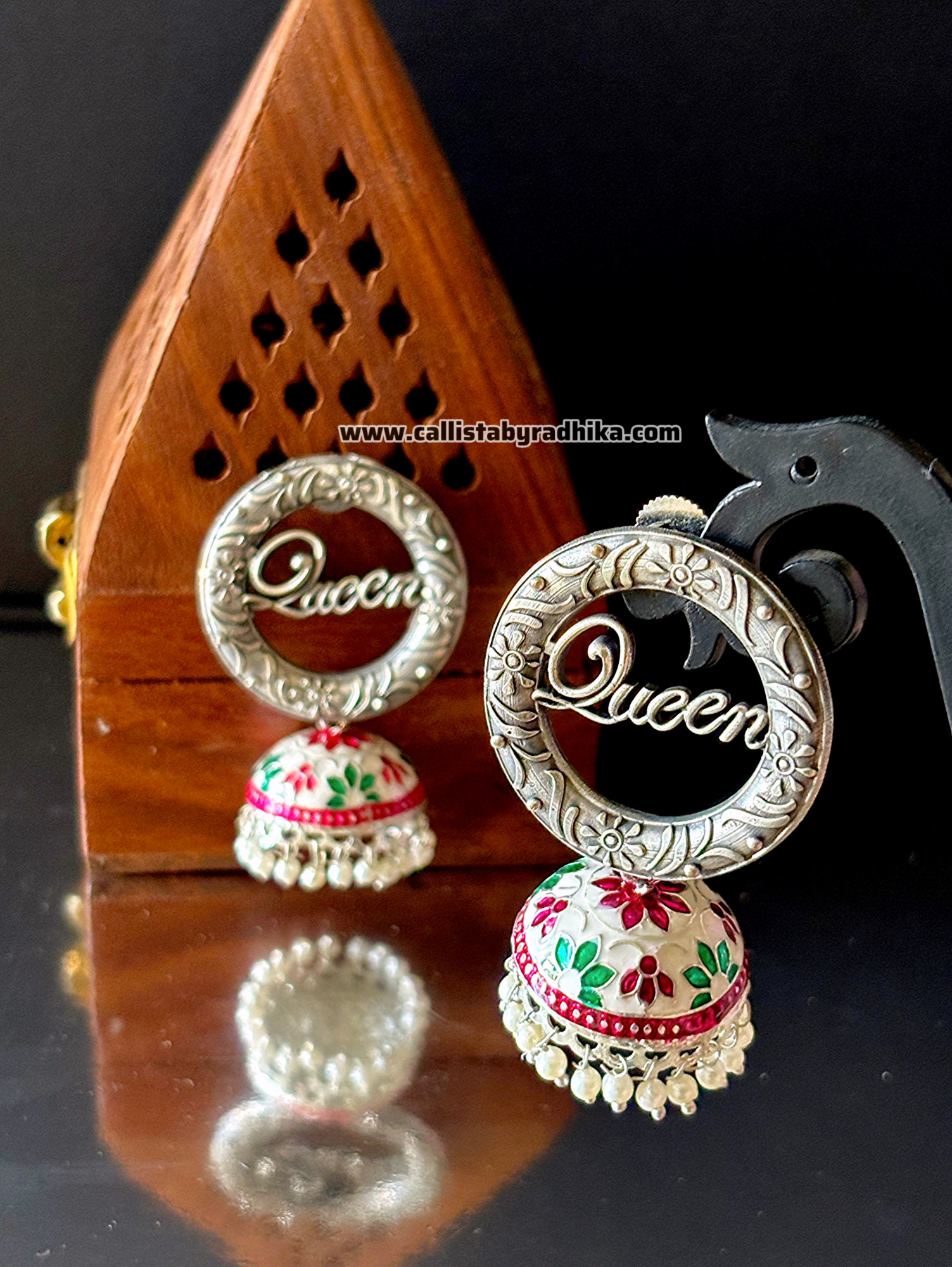 Silver Replica Jhumka