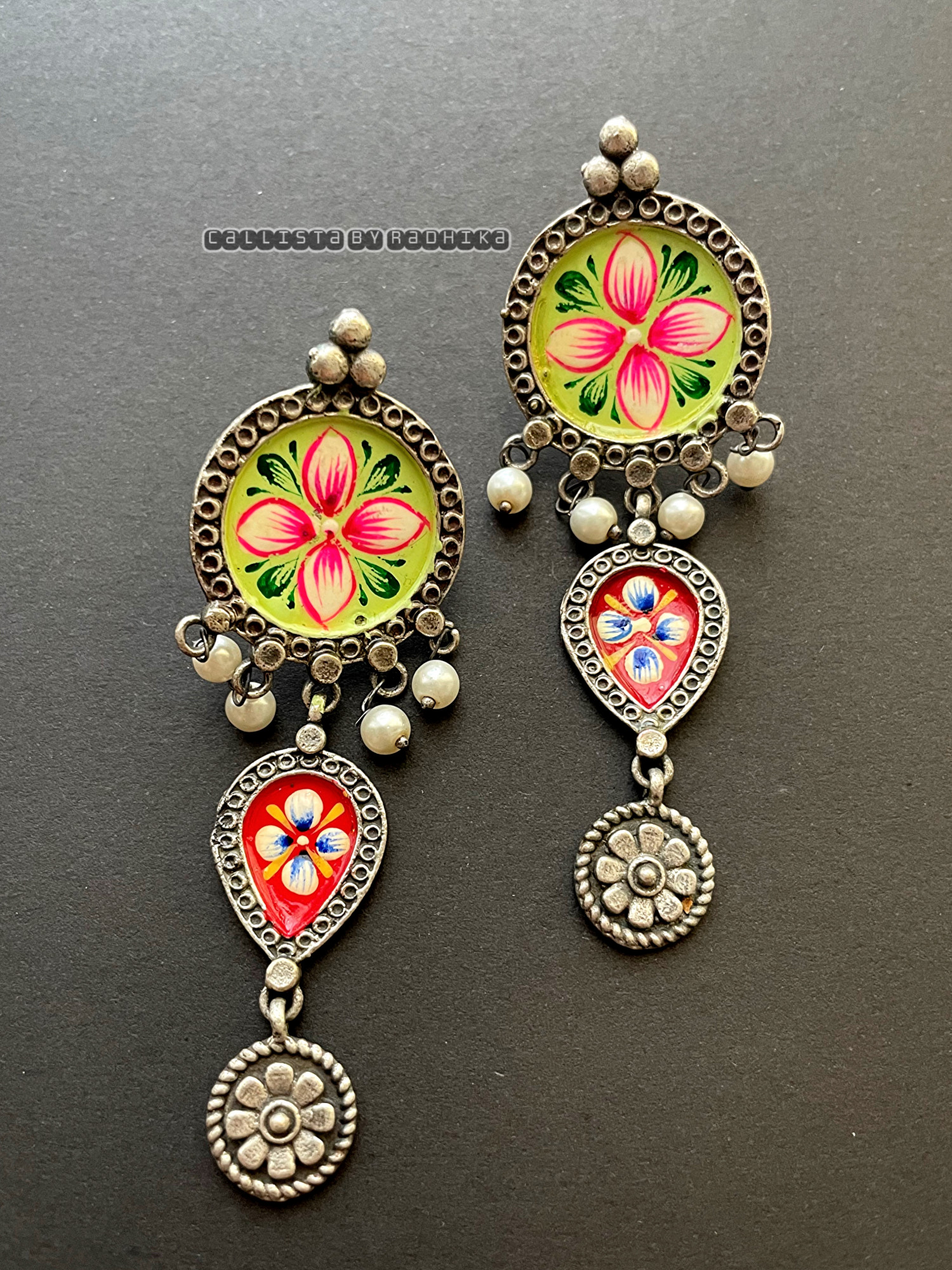 Hand-painted Earrings (HPE-046)