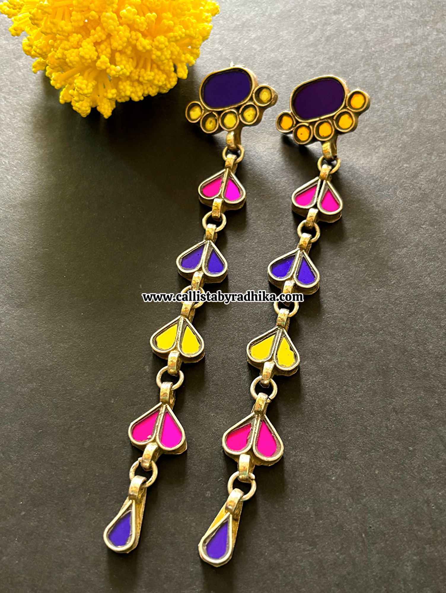Real Glass Earrings