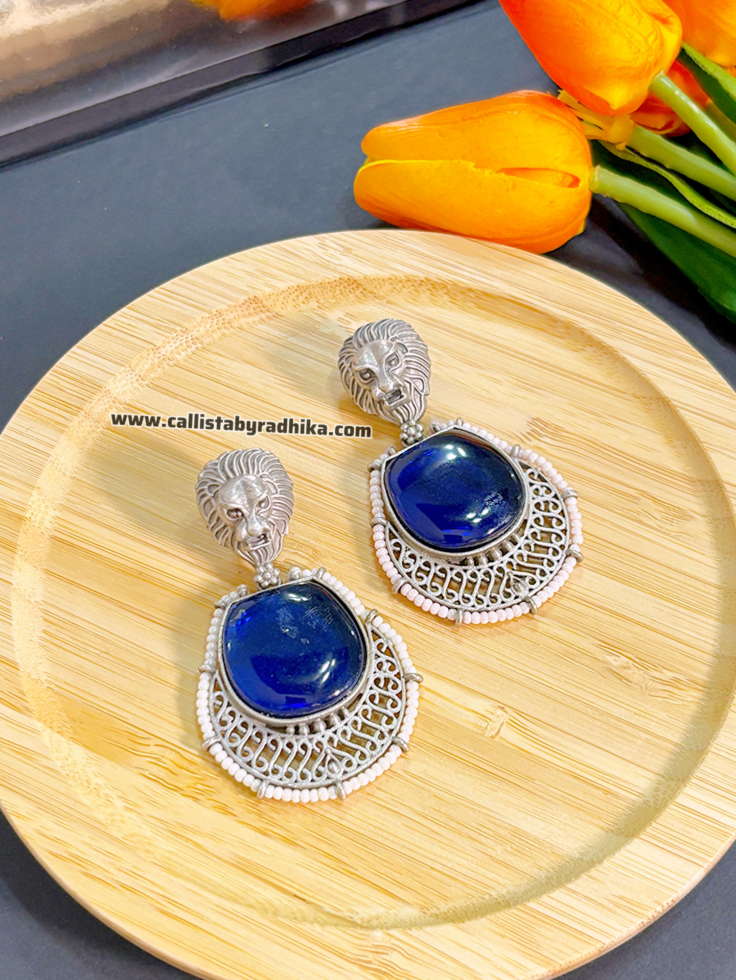 Sabyasachi Silver Replica Earring