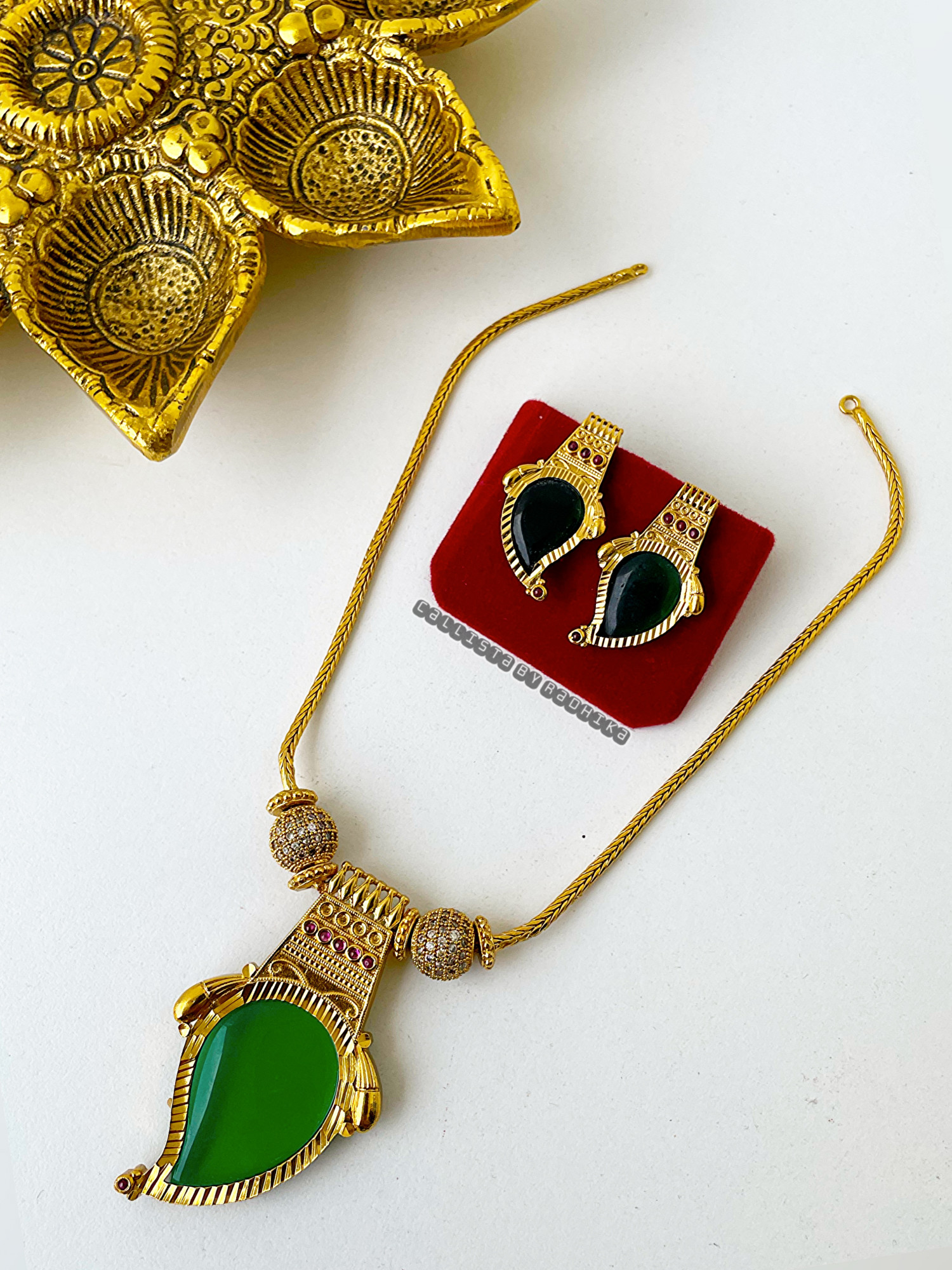 Kerala Palakka Manga necklace (GPN-111)