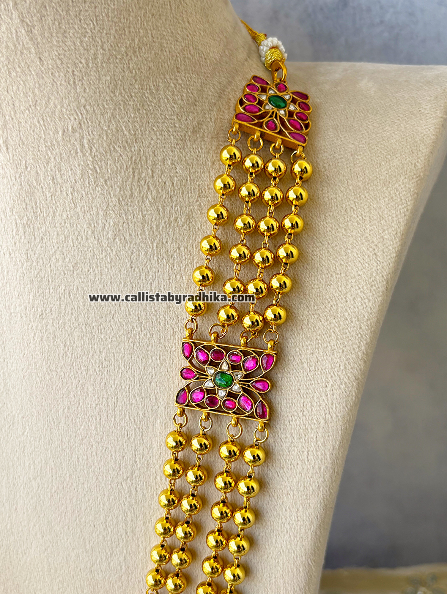 Jadau Kundan Rani Haar