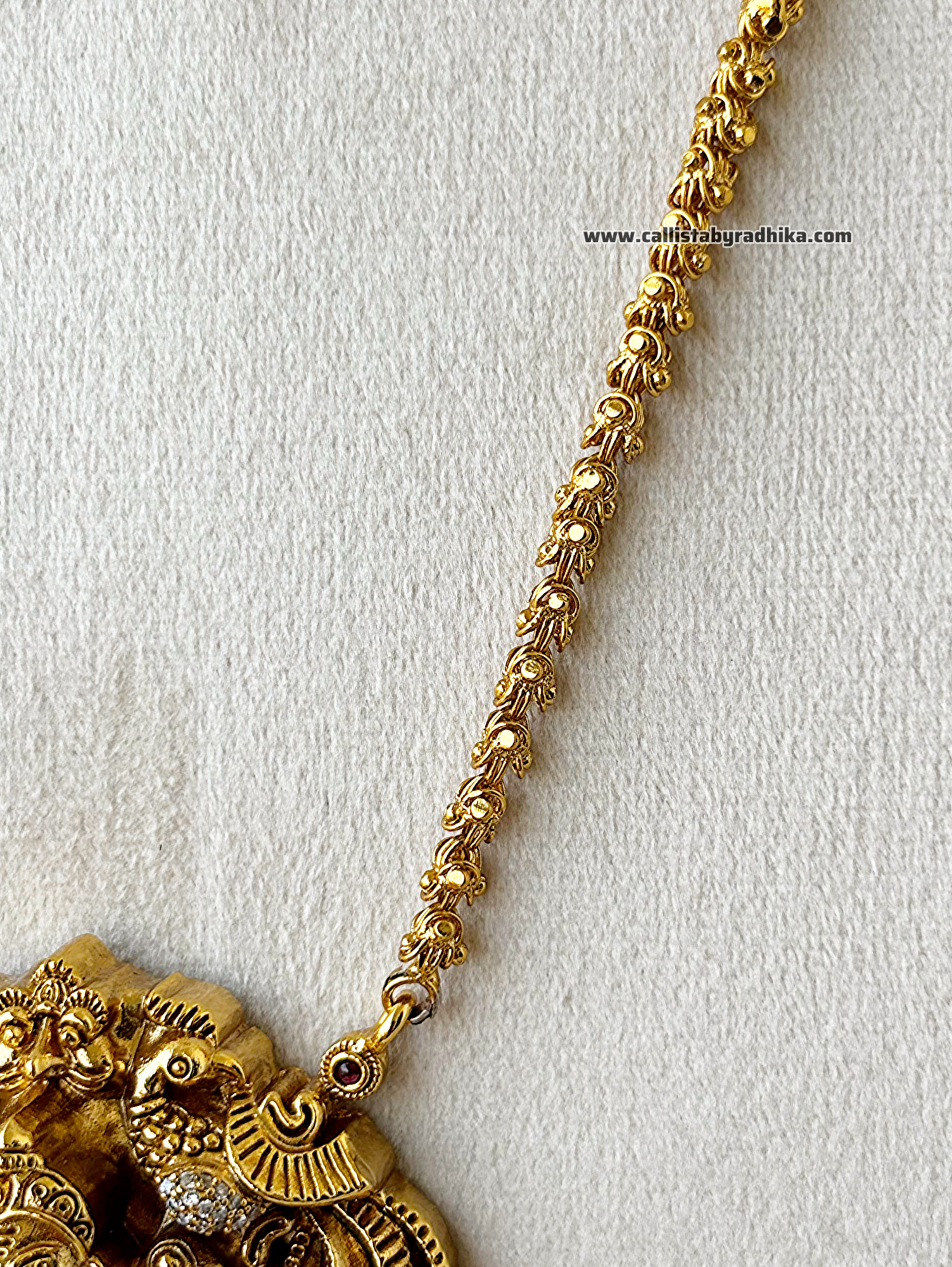 Ganesha Long Chain Pendant