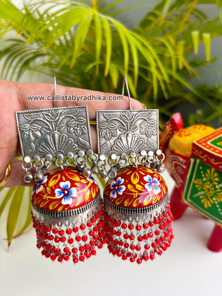 Image of Hand-painted Earrings (HPE-049)