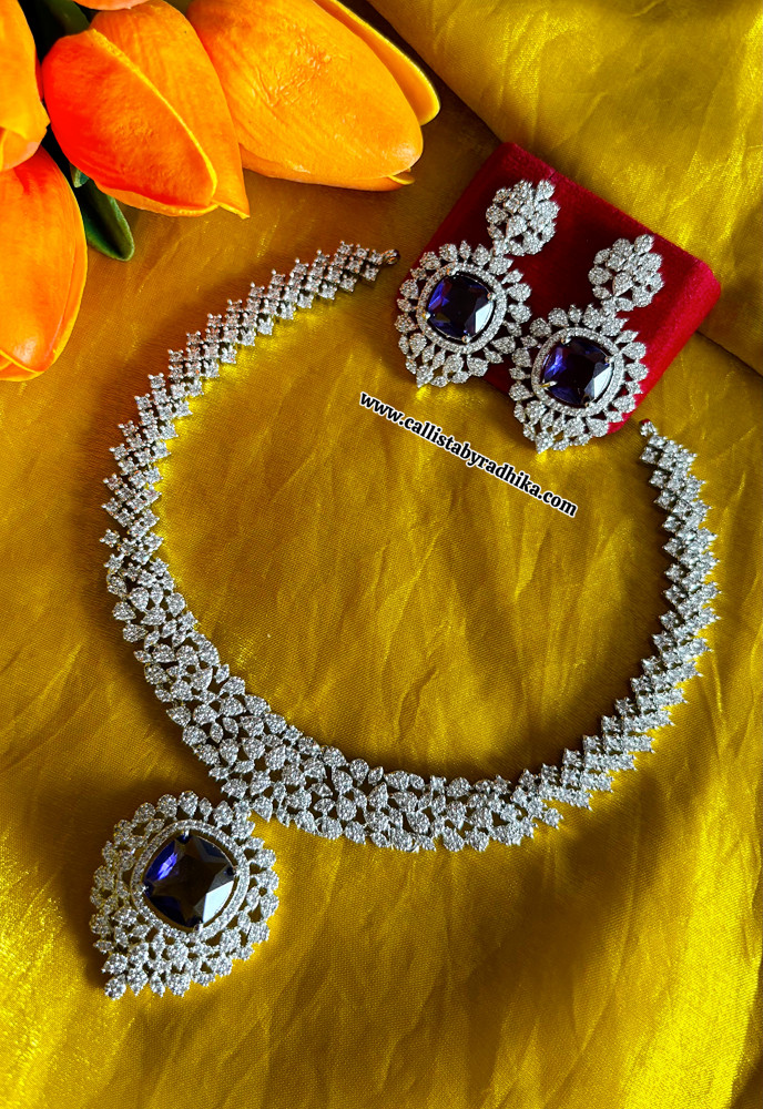 Image of AD Purple Stone Necklace