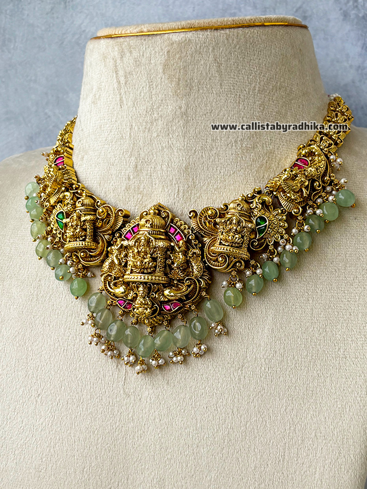 Image of Jadau Kundan Nakshi Neckpiece