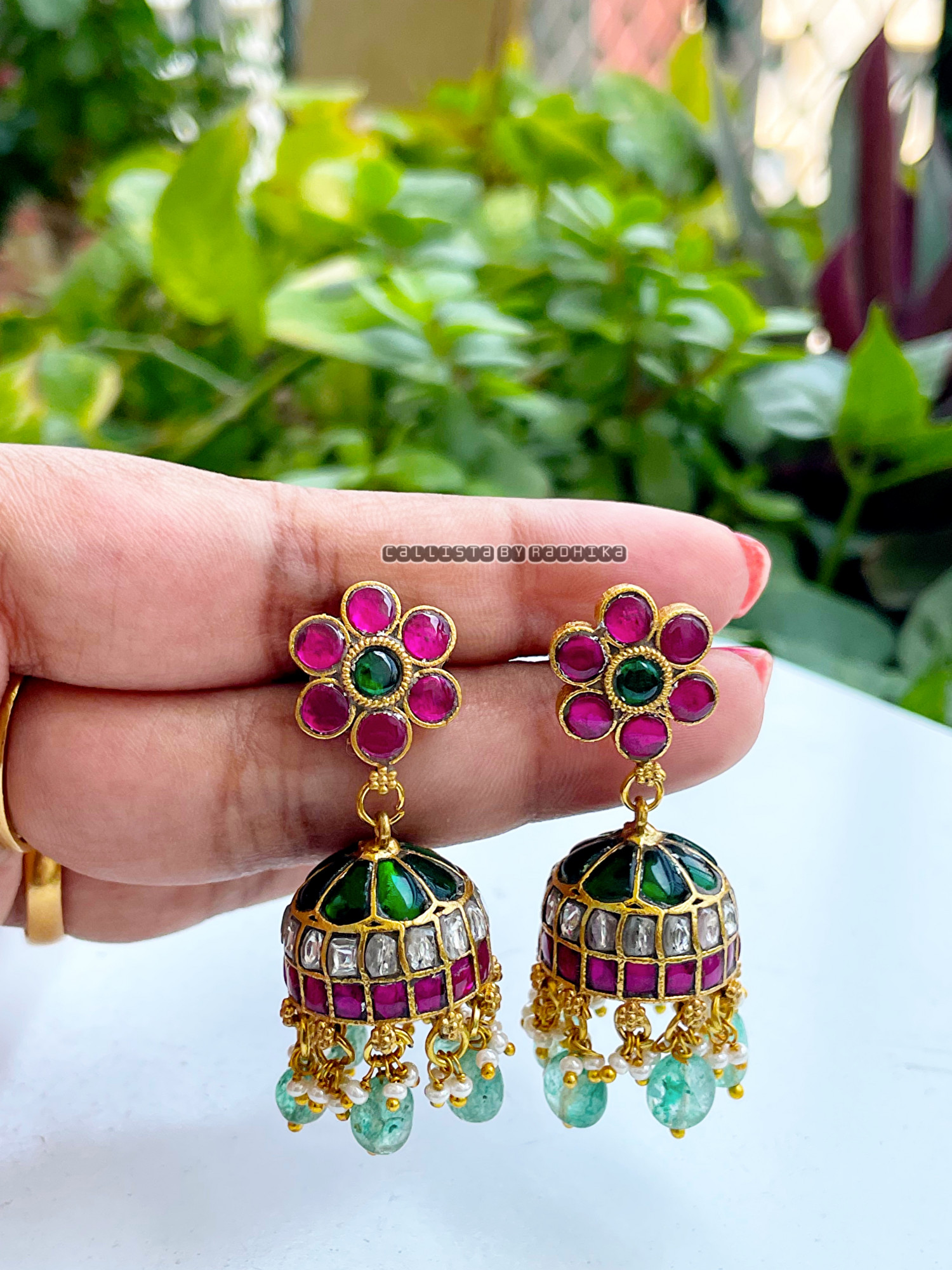 Jadau Kundan Earrings (JDE-026)