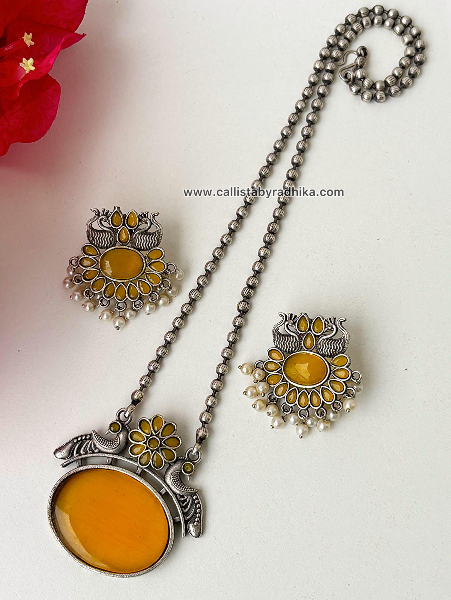 Silver Replica Chain Pendant (10 Colors)