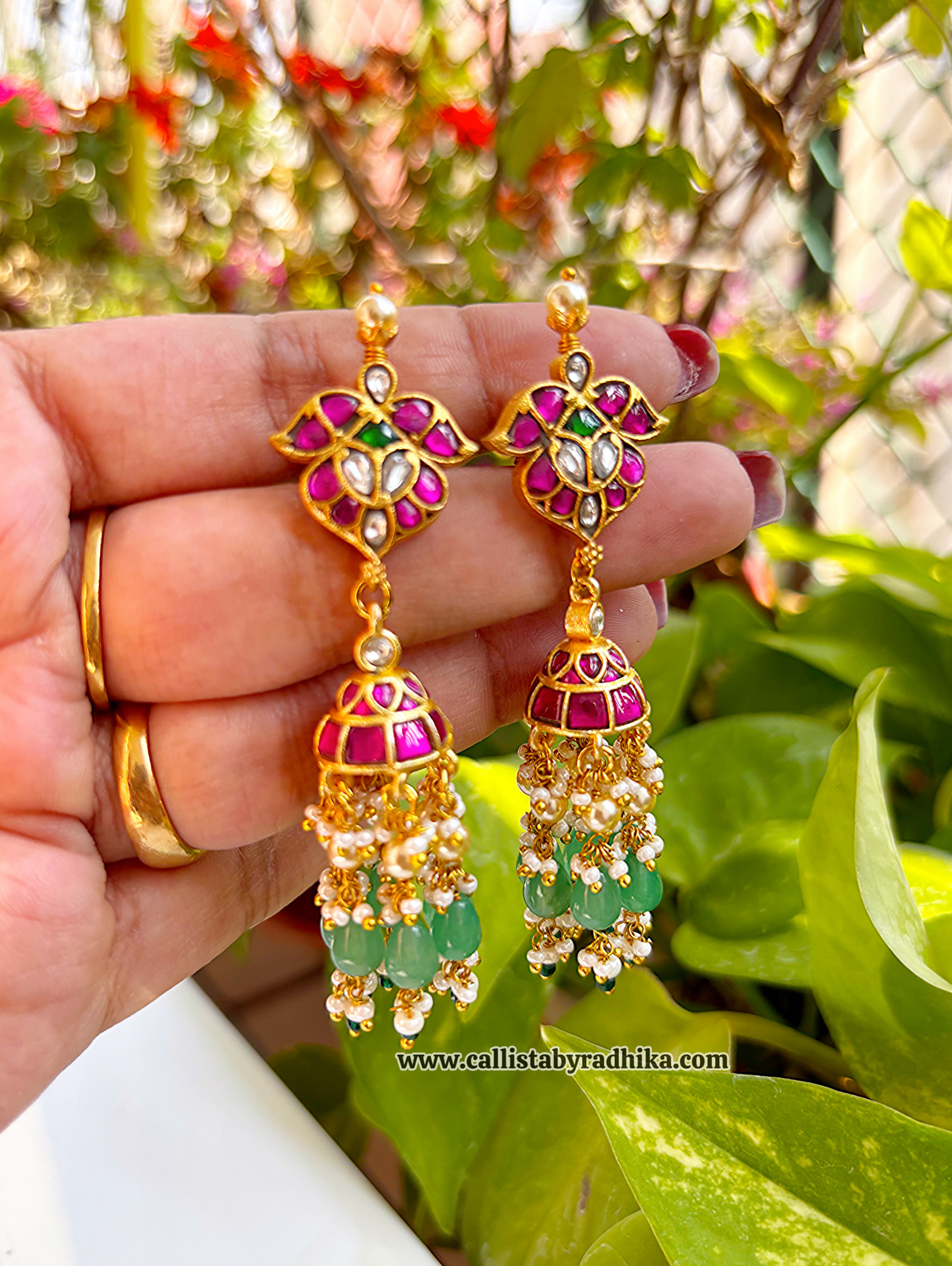 Jadau Kundan Earrings