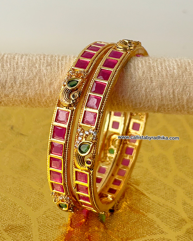 Image of Ruby Stone Bangle