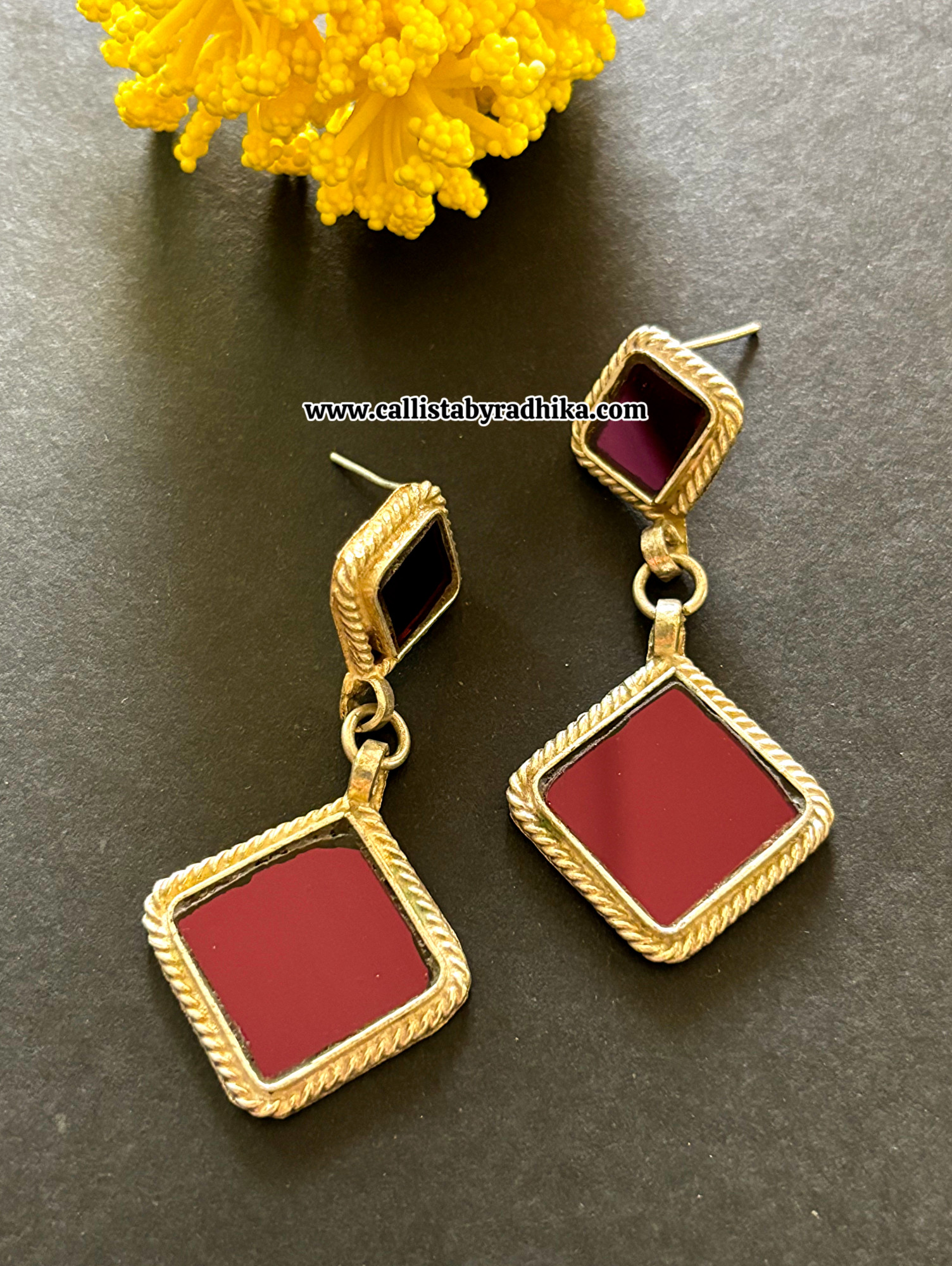 Real Glass Earrings