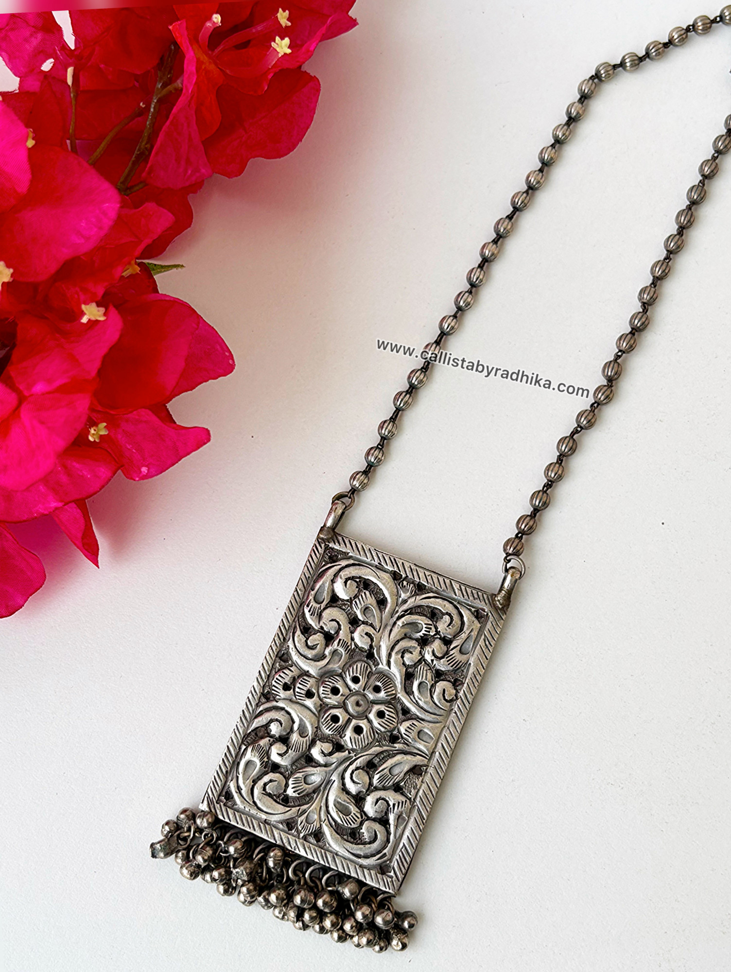 Silver Replica Chain Pendant